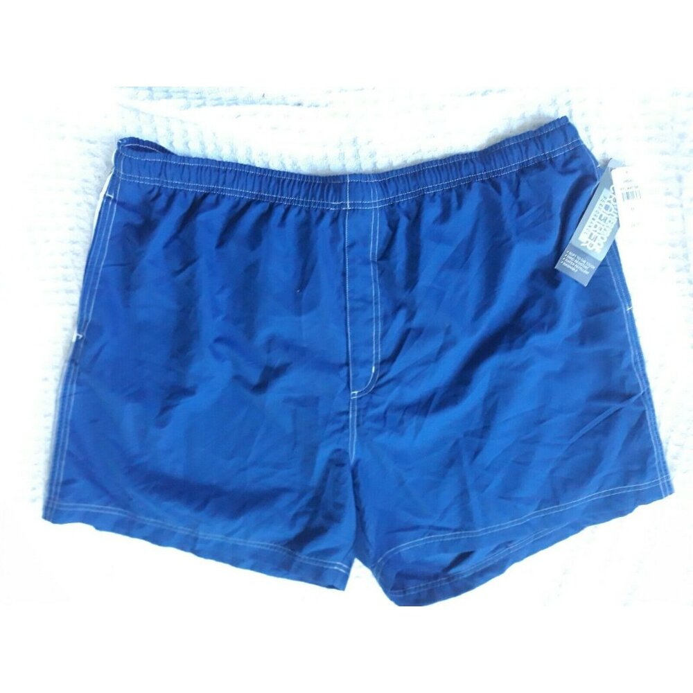 Weatherproof Performance Mens Blue Swim Trunks Surf Shorts XXL 2xl